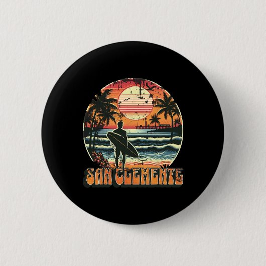Badge Rond 5 Cm San Clemente _4 (Devant)