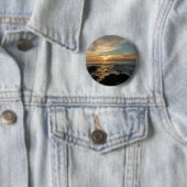Badge Rond 5 Cm San Diego Sunset (En situation)