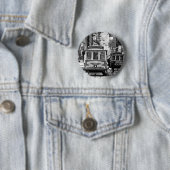 BADGE ROND 5 CM SAN FRANCISCO (En situation)