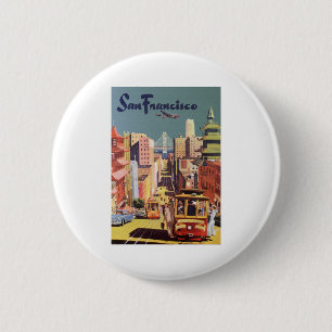 Badge Rond 5 Cm San Francisco
