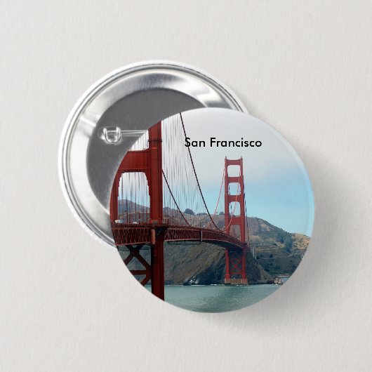 Badge Rond 5 Cm San Francisco (Devant & derrière)