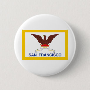 Badge Rond 5 Cm San Francisco Californie