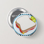 Badge Rond 5 Cm Sandwich (Devant & derrière)