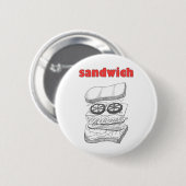 Badge Rond 5 Cm Sandwich (Devant & derrière)