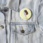 Badge Rond 5 Cm Sandwich à crème glacée (En situation)
