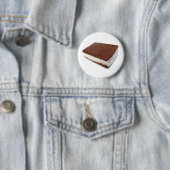 Badge Rond 5 Cm Sandwich à crème glacée (En situation)