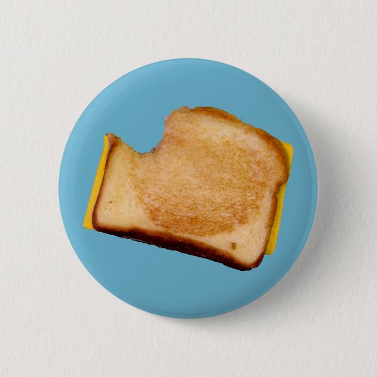 Badge Rond 5 Cm Sandwich grillé à fromage (Devant)