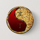 Badge Rond 5 Cm Sanglier de Feu (Devant)
