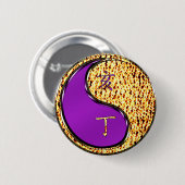 Badge Rond 5 Cm Sanglier de feu (Devant & derrière)