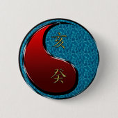 Badge Rond 5 Cm Sanglier d'eau (Devant)