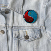 Badge Rond 5 Cm Sanglier d'eau (En situation)