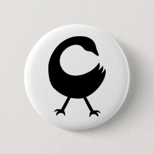 BADGE ROND 5 CM SANKOFA