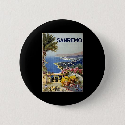 Badge Rond 5 Cm Sanremo (Devant)