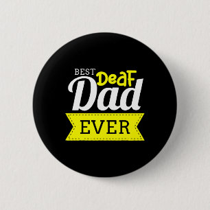 Badge Rond 5 Cm Sans Audience - Sourd - Incapable D'Entendre - Sou