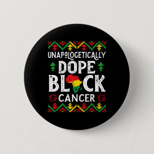Badge Rond 5 Cm Sans excuses Signe du zodiaque du cancer noir sous