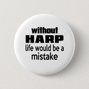 BADGE ROND 5 CM SANS HARPE LA VIE SERAIT UNE ERREUR