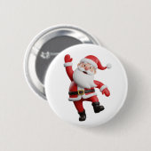 Badge Rond 5 Cm Santa Claus (Devant & derrière)