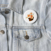 Badge Rond 5 Cm Santa Maria (En situation)