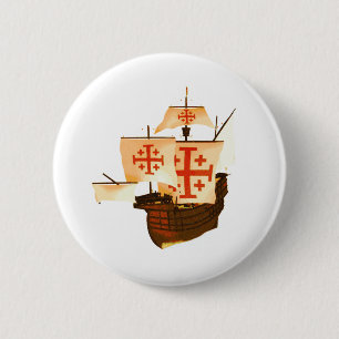 Badge Rond 5 Cm Santa Maria