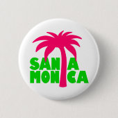 Badge Rond 5 Cm Santa Monica (Devant)