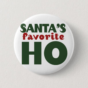 Badge Rond 5 Cm Santas Favori HO