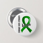 Badge Rond 5 Cm Santé mentale de l'espoir 5 de foi de courage (Devant & derrière)