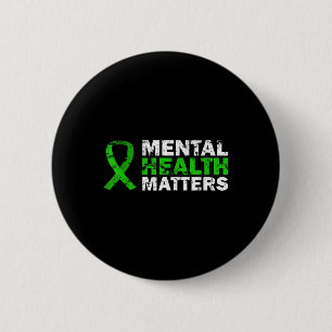 Badge Rond 5 Cm Santé mentale S Sensibilisation Solidarité Ribbon 