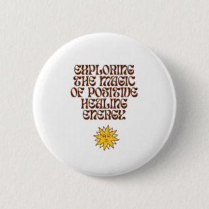 Badge Rond 5 Cm Santé mentale S - Sticker artistique motivationnel