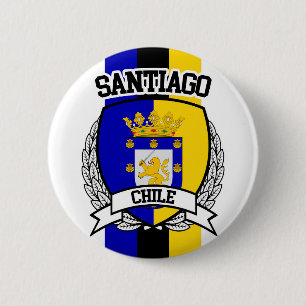 Badge Rond 5 Cm Santiago