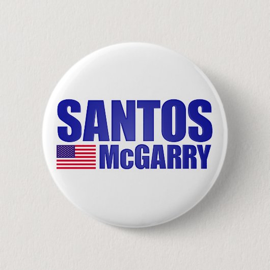 Badge Rond 5 Cm Santos McGarry (Devant)