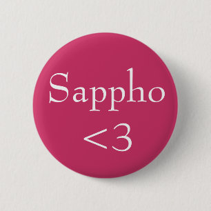Badge Rond 5 Cm Sappho <3