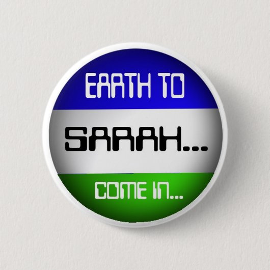 Badge Rond 5 Cm Sarah (Devant)