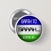 Badge Rond 5 Cm Sarah (Devant & derrière)