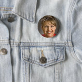 BADGE ROND 5 CM SARAH PALIN (En situation)