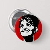 Badge Rond 5 Cm Sarah Palin Button (Devant & derrière)