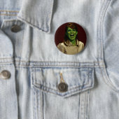 Badge Rond 5 Cm Sarah Palin la sorcière (En situation)