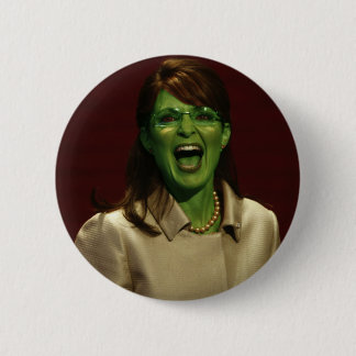 Badge Rond 5 Cm Sarah Palin la sorcière