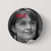 Badge Rond 5 Cm Sarah Palin MILF (Devant)
