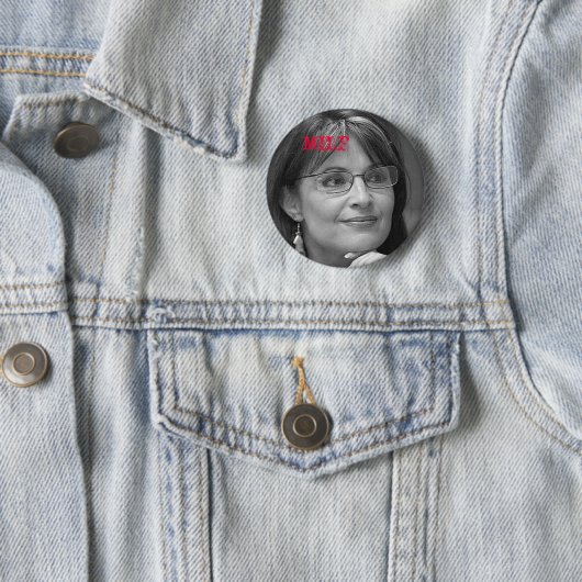 Badge Rond 5 Cm Sarah Palin MILF (En situation)