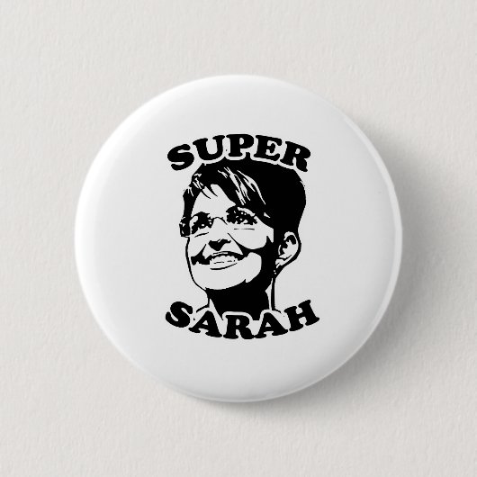 Badge Rond 5 Cm Sarah superbe (Devant)