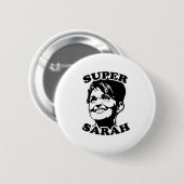 Badge Rond 5 Cm Sarah superbe (Devant & derrière)