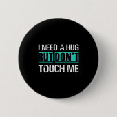 Badge Rond 5 Cm Sarcastic Quotes And Introverts Men Women Tees. I  (Devant)