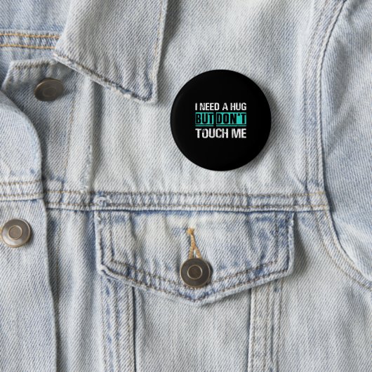 Badge Rond 5 Cm Sarcastic Quotes And Introverts Men Women Tees. I  (En situation)