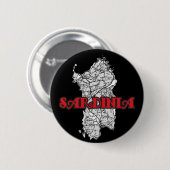Badge Rond 5 Cm Sardaigne (Devant & derrière)