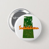 Badge Rond 5 Cm Saskatchewan (Devant & derrière)