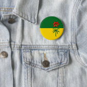 Badge Rond 5 Cm saskatchewan (En situation)