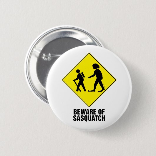 Badge Rond 5 Cm Sasquatch (Devant & derrière)