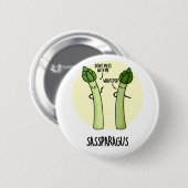 Badge Rond 5 Cm Sassparagus Funny Asparagus Vegetable Pun (Devant & derrière)