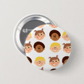 Badge Rond 5 Cm Sassy Retro Kiddos (Devant & derrière)