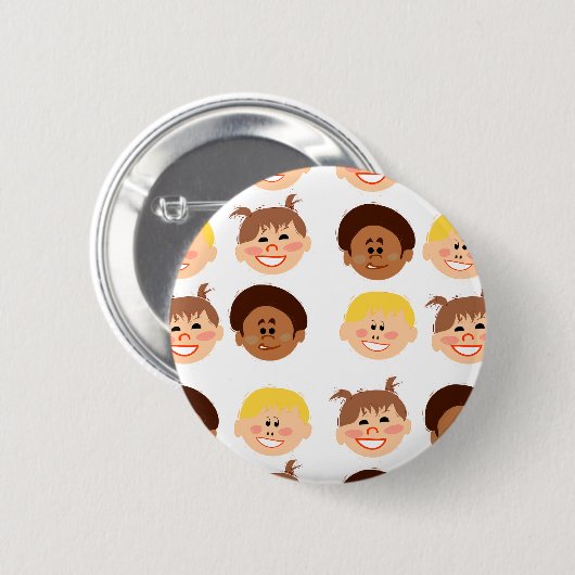 Badge Rond 5 Cm Sassy Retro Kiddos (Devant & derrière)